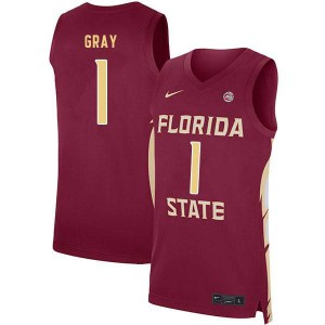 Men Florida State Seminoles Raiquan Gray #1 Garnet Official Jersey 952798-187