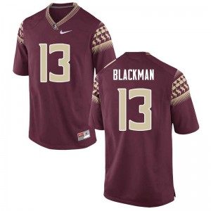 Mens Florida State Seminoles James Blackman #13 Garnet Stitched Jerseys 927778-617