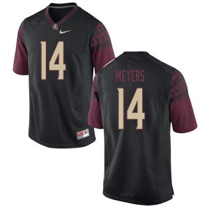 Men's Florida State Seminoles Kyle Meyers #14 Stitched Black Jersey 613171-669