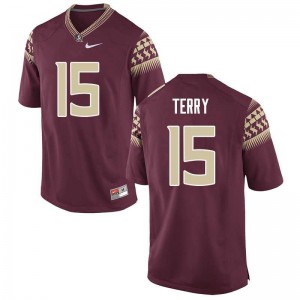 Mens Florida State Seminoles Tamorrion Terry #15 Official Garnet Jerseys 829771-380