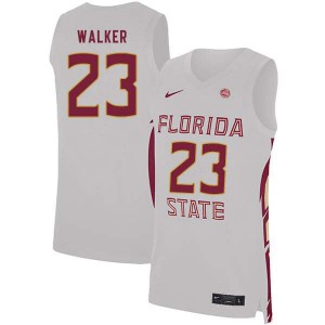 Mens Florida State Seminoles M.J. Walker #23 University White Jersey 217186-617