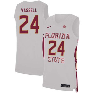 Men's Florida State Seminoles Devin Vassell #24 White Stitch Jersey 926159-472