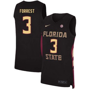 Mens Florida State Seminoles Trent Forrest #3 NCAA Black Jerseys 638523-835
