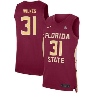 Men's Florida State Seminoles Wyatt Wilkes #31 Garnet Player Jerseys 300999-754