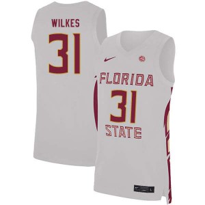 Men's Florida State Seminoles Wyatt Wilkes #31 White NCAA Jersey 628003-967