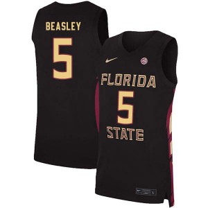 Men Florida State Seminoles Malik Beasley #5 Stitch Black Jersey 602575-742