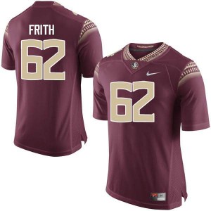 Men Florida State Seminoles Ethan Frith #62 Garnet Stitched Jerseys 344401-806