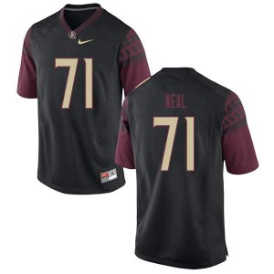 Men Florida State Seminoles Chaz Neal #71 Black University Jersey 174757-651