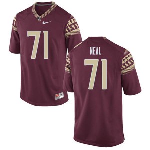 Men Florida State Seminoles Chaz Neal #71 Garnet Player Jersey 770481-178