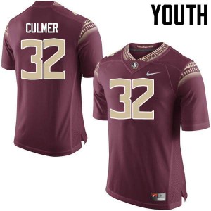 Youth Florida State Seminoles Array Culmer #32 Garnet Alumni Jersey 892802-547