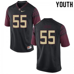 Youth Florida State Seminoles Dontae Lucas #55 Black Official Jersey 675815-413