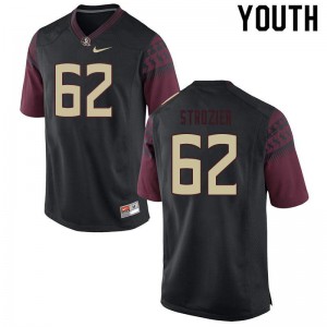 Youth Florida State Seminoles Alexander Strozier #62 NCAA Black Jersey 937710-937